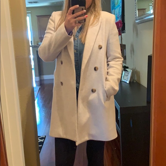 ZARA Double Breasted Coat - Picture 8 of 8